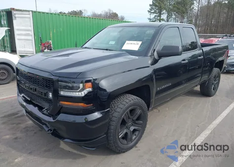 2016 Chevrolet Silverado 1500 Custom z USA, uszkodzony, nr VIN 1GCRCPEHXGZ405973